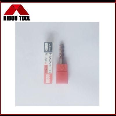 HRC 55 Solid Carbide End Mill Cutter Tisin Coating
