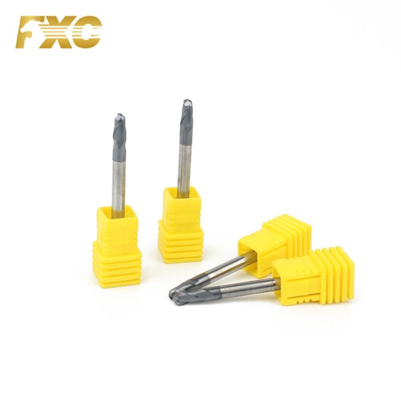 2 Flutes Carbide Ball Nose End Mill Cutters