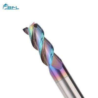3 Flutes Solid Carbide End Mill CNC Router Bits Milling Cutter End Mills for Aluminum Color Coated