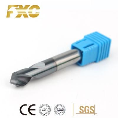 High Precision HRC45 2 Flutes Solid Carbide Center Drills