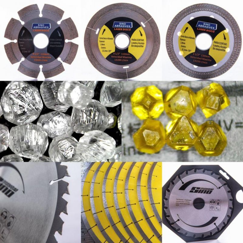 Laser Label Diamond Saw Blade for Dry Wet Cutting Stone