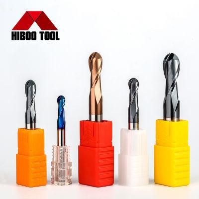 Manfactory HRC45~65 Solid Carbide Ball Nose End Mill CNC Milling Cutter