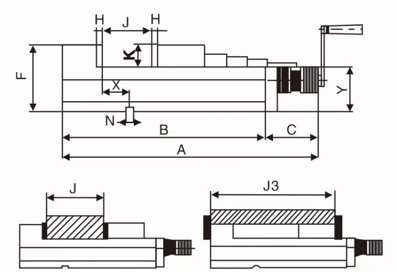 CNC Precision Modular Machine Vises Mr-Jx-160A