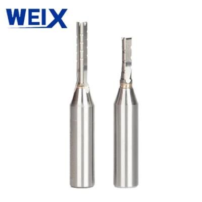 Weix 1/2 Shank Tct Wood Tool Cutter Bit 3 Flute Roughing Tct Straight Bit End Mill