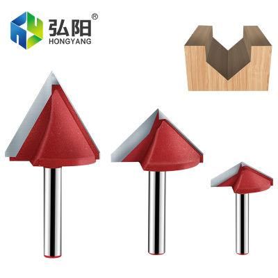 CNC Milling Cutter 6mm 3D Hardwood PVC Milling Cutting Round Groove Drill Bit Carbide Milling