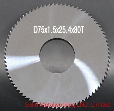 Small Tungsten Carbide Round Saw Blade Diam75mm Tungsten Carbide Circle Cutting blade
