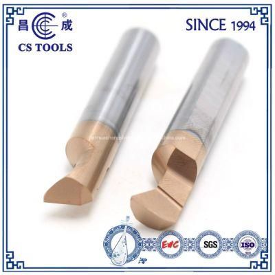 Coated High Silicon Solid Carbide Single Flute Tangent Boring Tool for Boring Hole