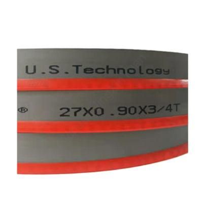 27X0.9mm ODM M42 HSS Bimetal Bandsaw Blade for Cutting Ductility Material