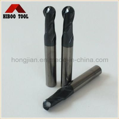 HRC55 Tialn Coating Carbide Ball Nose End Mills Milling Cutter