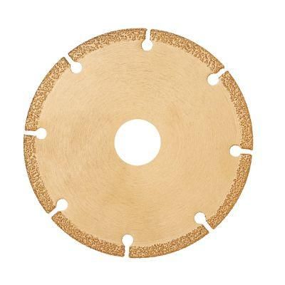 4-5 Inch Vacuum Brazed Diamond Circular Saw for Stone Processing