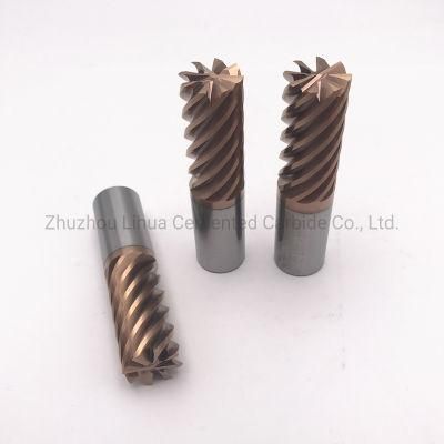 25mm Customized Carbide Face Milling End Mill 8 Flutes Cutter