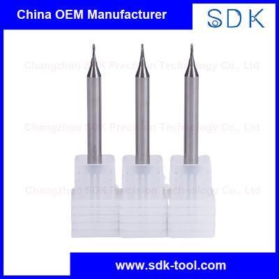 Cemented Carbide Micro Ball End Mill for Stainless Aluminium
