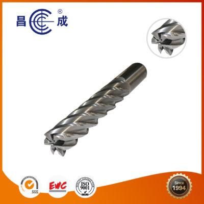 Coated Altin Six Flutes Big Size End Mill for Miliing Groove