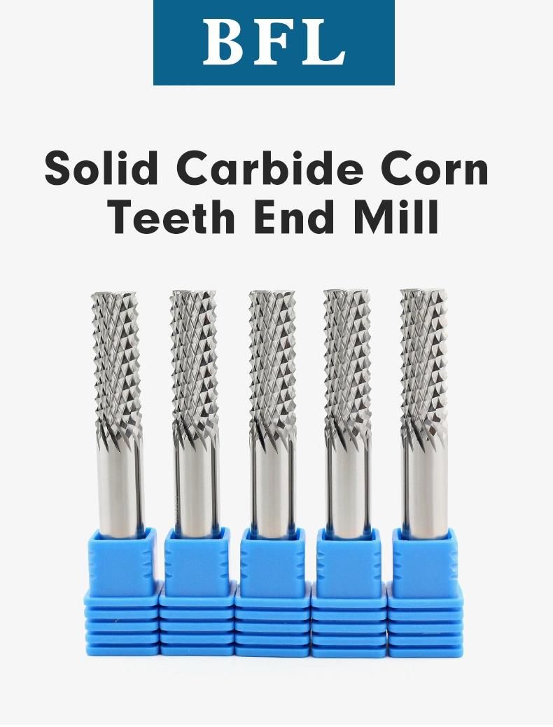 Bfl Solid Carbide Corn End Mill for Fiber Glass
