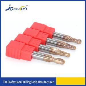 Solid Carbide 2 Flute Shell Round Nose End Mill