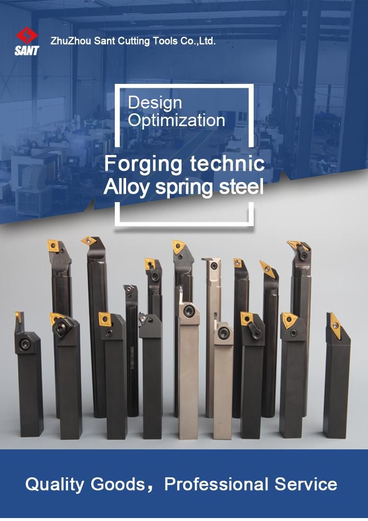 High Efficiency Parting and Grooving Zq Tool Holders with Indexable Carbide Inserts