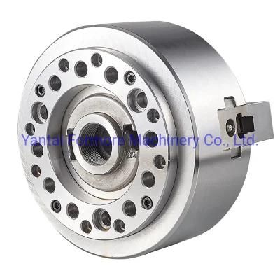 12 Inch 2 Jaw Through Hole Hydraulic Chuck, CNC Lathe Power Chuck