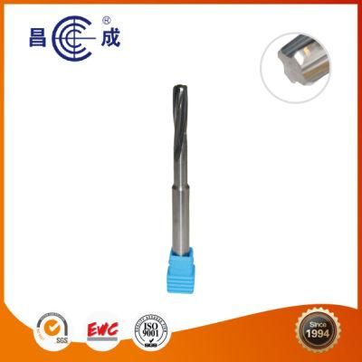 China Factory Outlet Solid Carbide Fixed Shank Reamer with Spiral Flute