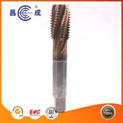 Coated Tisin Solid Carbide Spiral Slot Screw Tap for Processing Internal Thread