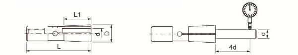 CNC Tool DC Precision Collets DC Spring Collet Straight Collet