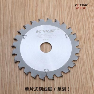 Kws Tct Scoring Circular Saw Blade for Laminated Veneered Board and Panel Freud Quality Factory Outlets