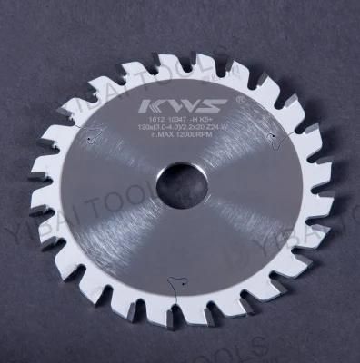Kws Tct Scoring Saw Blade 120-160mm for Wood Working with Sharpness Carbide