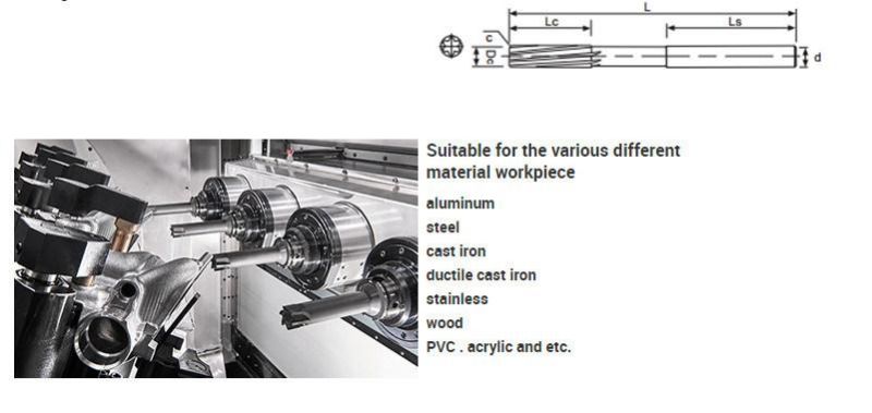 Grewin-Customized Cutting Tool Reaming Tools 6 Flutes Tugnsten Carbide Spiral Flute Reamers