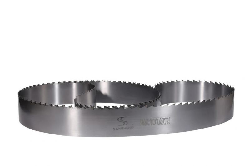 Tungsten Carbide Tipped Band Saw Blade for Pore or Lightweight Concrete, Perforated Brick, Porous Bricks, Insulation Material, Carbide Tips Band Saw Blade