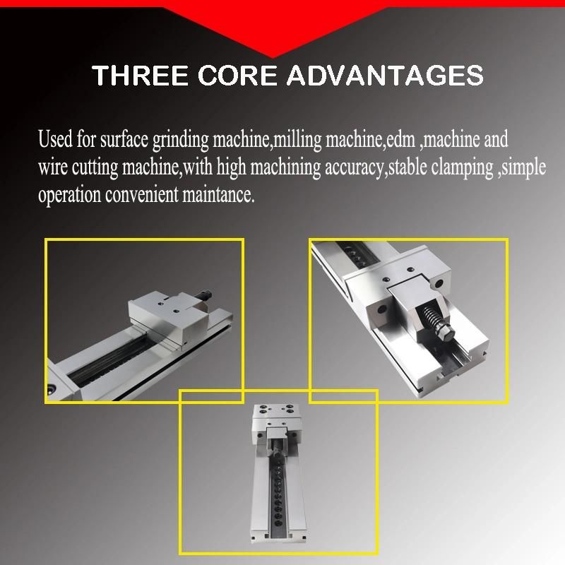 Milling Machine Vise Gt200b-I Quick Action Modular Vice Mechanical Vise