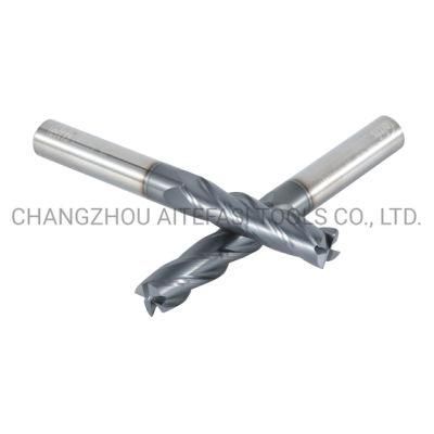 CNC Milling Cutter Solid Carbide End Mill with 3 Flutes for Steel Milling