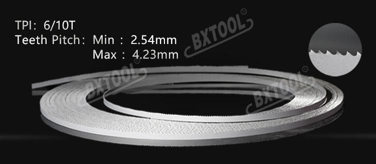 1640*13*0.6mm Bxtool M42 HSS Bimetal Band Saw Blades Cutting Metal Good Quality