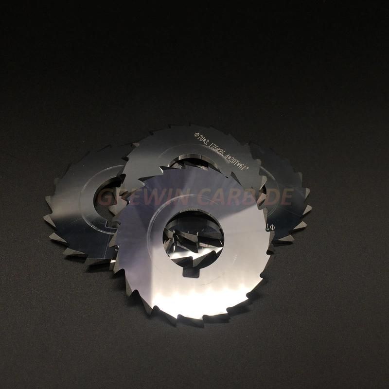 Gw Carbide - Tungsten Carbide Slitting Cutters with Teeth Saw Blade