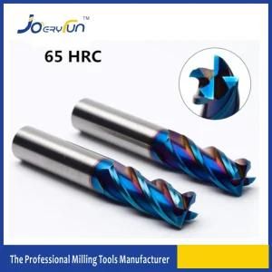 HRC 65 Tungsten Carbide End Mill with 4 Flutes