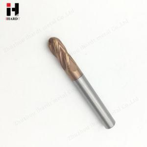 China HRC55 4 Flute Carbide Ball Nose End Mill
