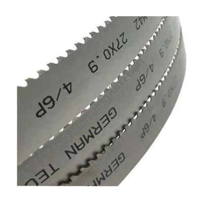 M42 27X0.9 4/6p Bimetal Band Saw Blade with Long Blade Life at High Cutting Rates