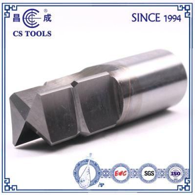 Customerzied Common Steel Shank V Welded Carbide 2 Flutes Milling Reamer