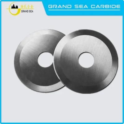 Industrial Use Round Tungsten Carbide Slitter Blade Carbide Cutter