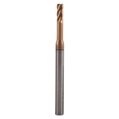 Seno Carbide Deep Grooving End Mills 4 Flutes Long Neck Short Flute Ball Nose End Mill CNC Machine Tool Turning Milling Tool