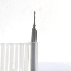 Tungsten Carbide Double-Edged Flat-End Router Bit 1.0*7.0mm for Printed Circuits Boards Manufacturing