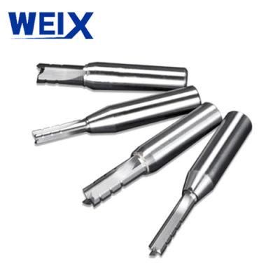 Weix 12.7/12 mm Shank Tct Three Flutes End Mill Roughing Drill Bit Wood Cutter