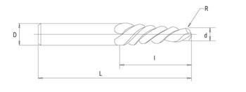 Solid Carbide 1mm Micro Taper Ball Nose Hand Wood Cutting Machine