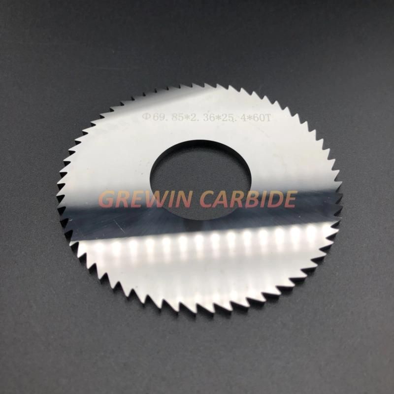 Gw Carbide - Slitting Solid Carbide Saw Blade Cutter with High Resistance and Good Quality