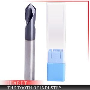 90 Degree 2 Flute Carbide Spot Drill From Ihardt/End Mill/Cutting Tool