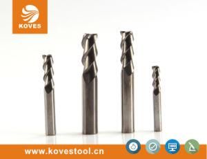 CNC Insert Types End Mill 3 Flutes Aluminum End Mill