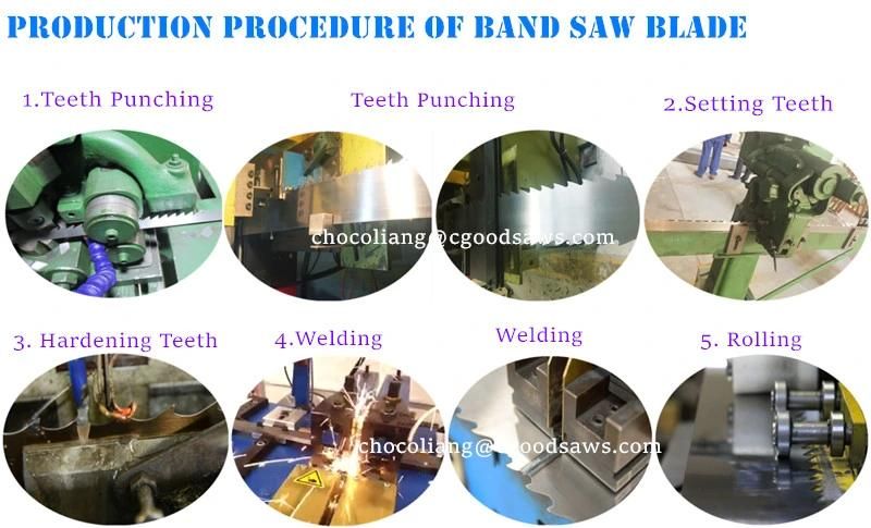 Hardened Teeth Band Saw Blade for Meat and Bone Cutting