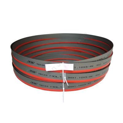 34X1.1mm Customizable M42 HSS Bimetal Bandsaw Blade Coil with High Speed Cuts