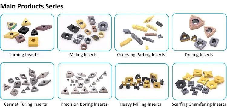 Tungsten Carbide Turning Inserts with excellent edge strength