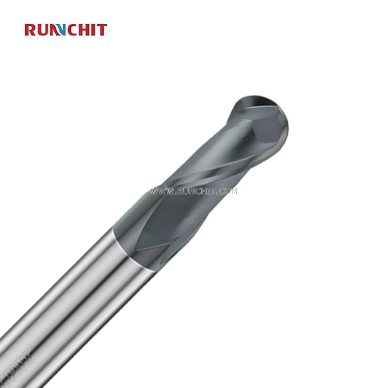 CNC Ballnose Bit Solid PCD Radiou Ballnose Milling Cutter Carbide Ball Nose End Mill Cutter for Mindustry Industry Materials High Die Industry (dB0602)