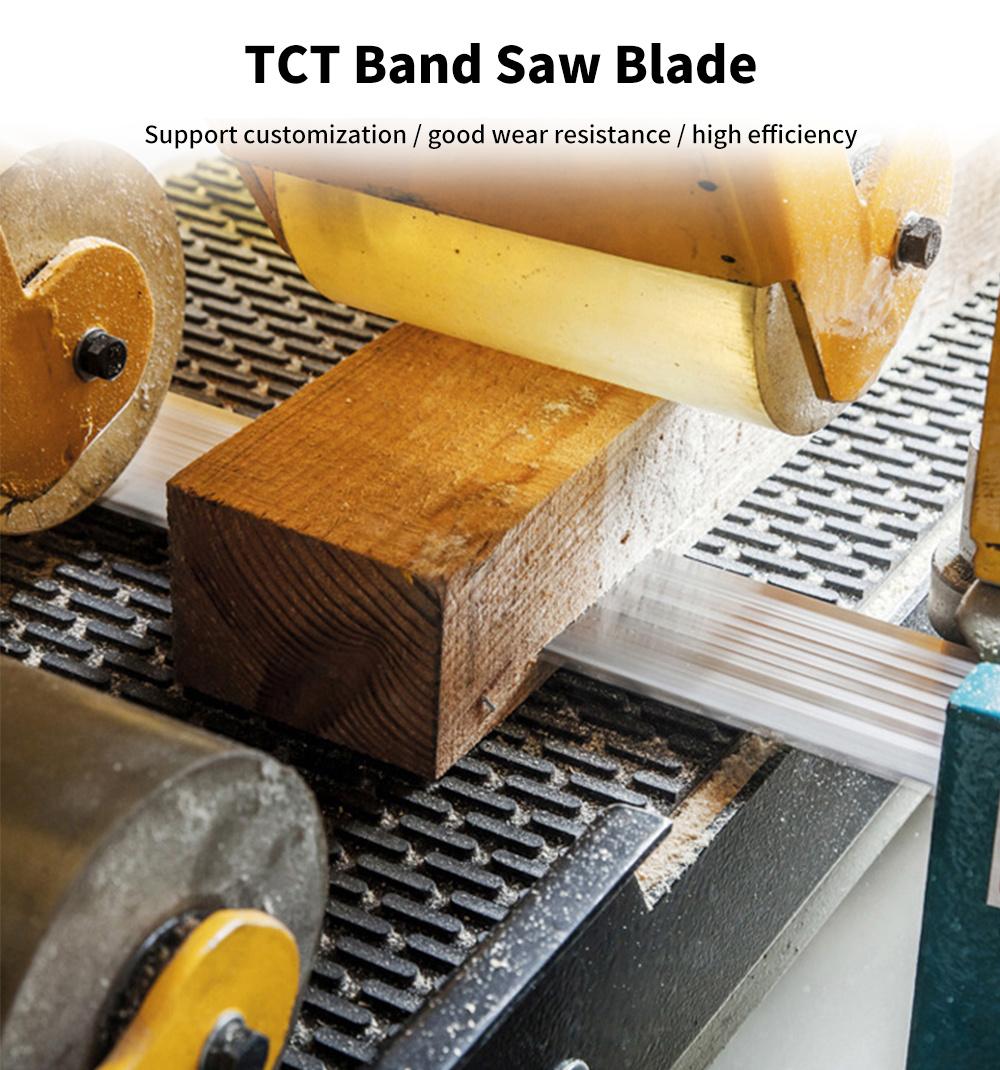 Pilihu Frame Ultra Thin Kerf Tungsten Carbide Woodworking Frame Band Saw Blade for Cutting Wood