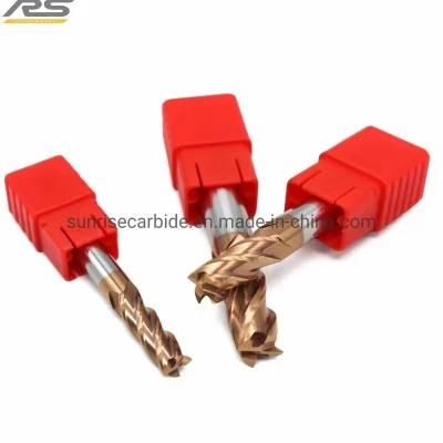 HRC45 Carbide 4 Flute Standard Length Carbide Milling Cutter